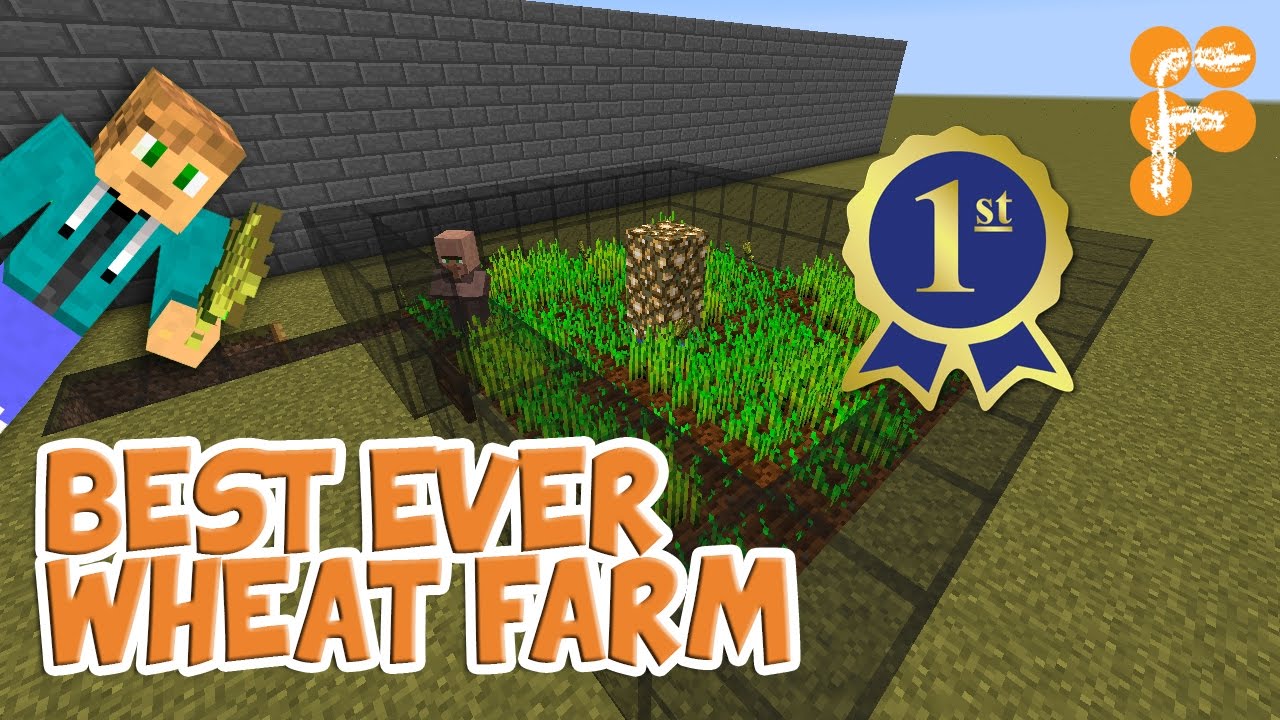 Minecraft-Best-Ever-Automatic-Wheat-Farm
