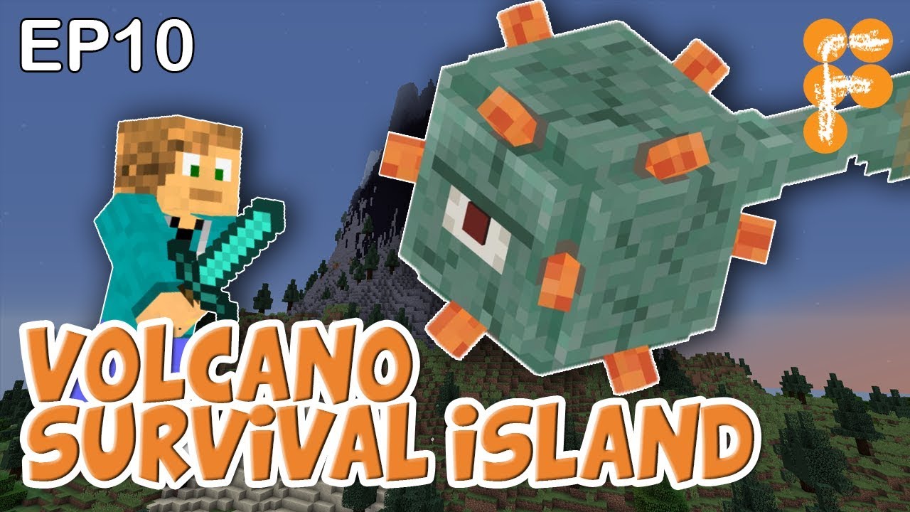 Volcano-Survival-Island-EP10-Lets-play-Minecraft-Survival