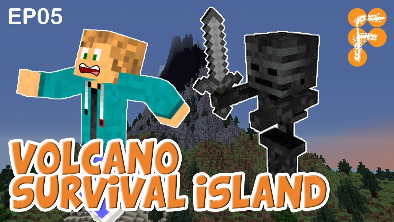Volcano-Survival-Island-EP5-Let39s-Play-Minecraft-Survival