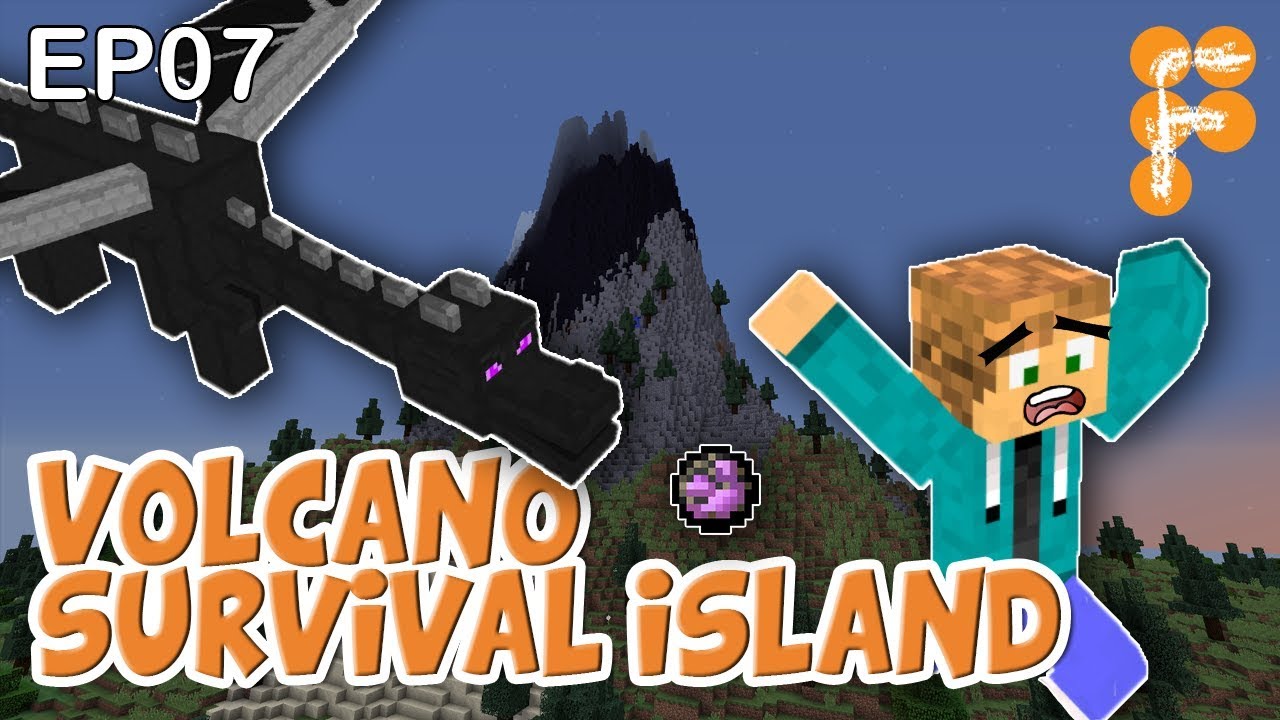 Volcano-Survival-Island-EP7-Lets-play-Minecraft-Survival